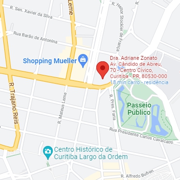 localização consultório dra Adriane Zonato